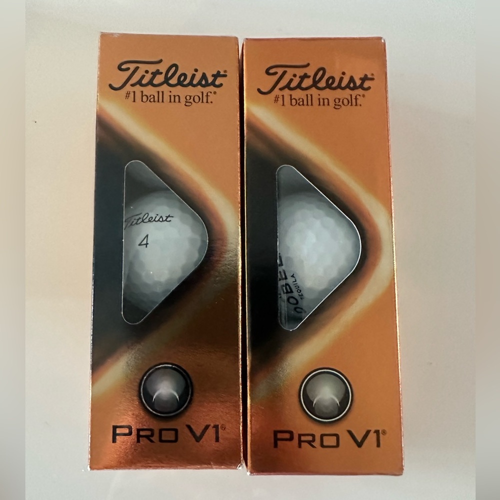 Titleist ProV1 golf balls, 2 sleeves